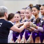 Lia Fist Bumping her coach